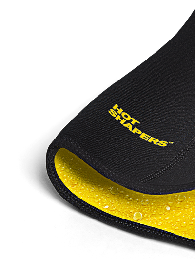 Detalle de tela Neotex de Hot Shapers que aumenta la sudoración y quema de calorías.