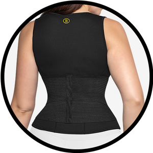 Chaleco Hot Shapers con compresión inteligente para moldear y reducir cintura